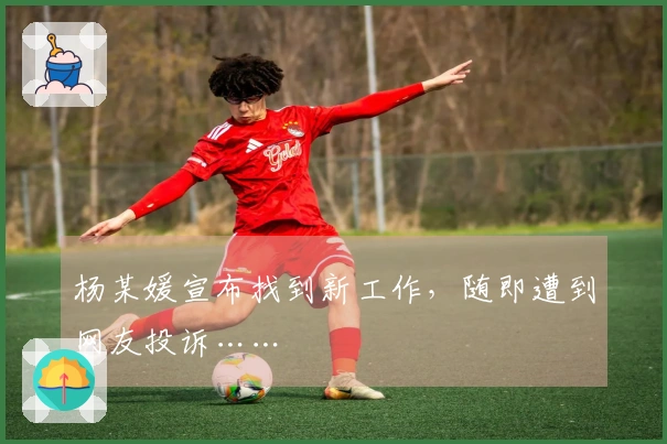 杨某媛宣布找到新工作，随即遭到网友投诉……